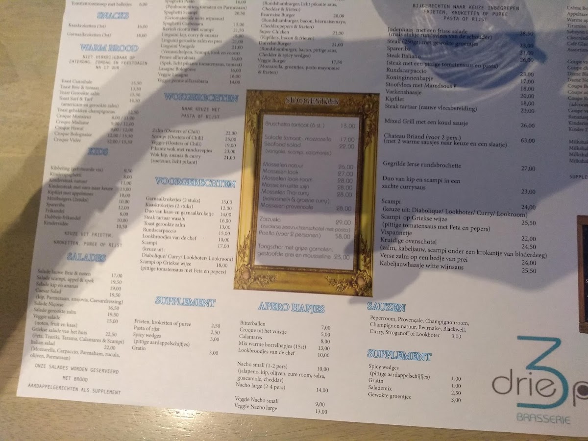 Menu Brasserie 3Punt-2