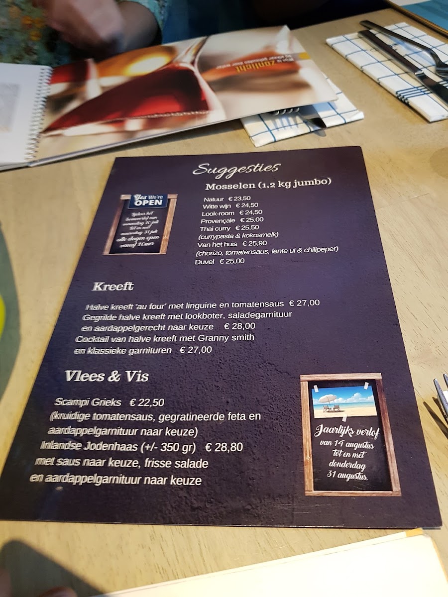 Menu Brasserie 3Punt-3